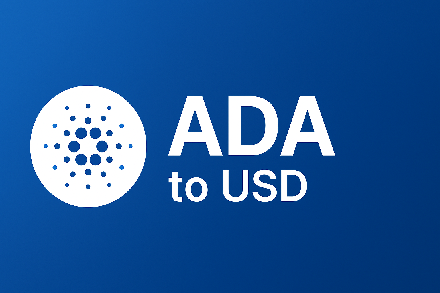 Cardano (ADA) to USD Converter