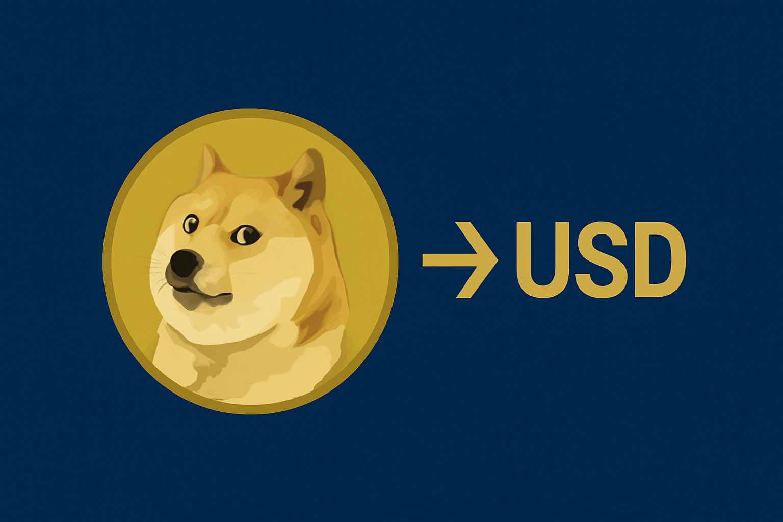 Dogecoin (DOGE) to USD Converter