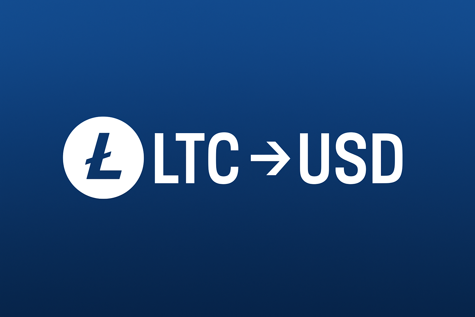 Litecoin (LTC) to USD Converter