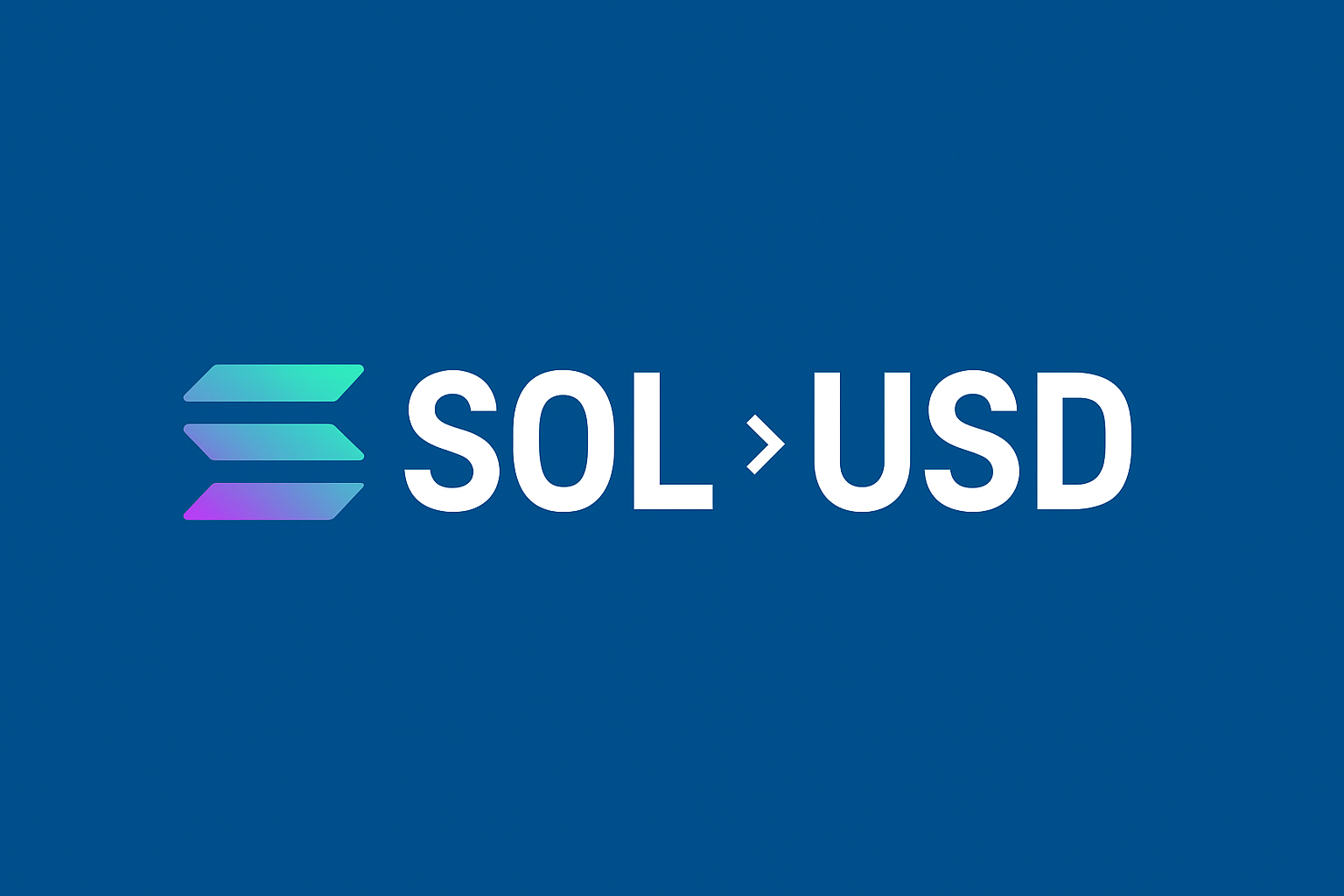 Solana (SOL) to USD Converter