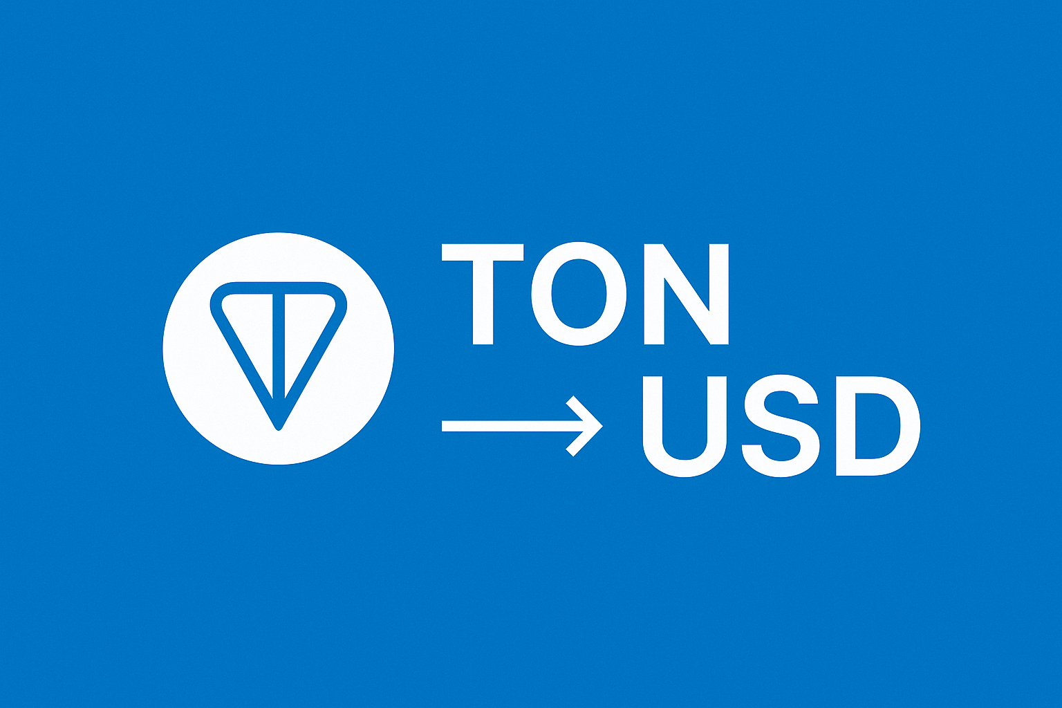 Toncoin (TON) to USD Converter