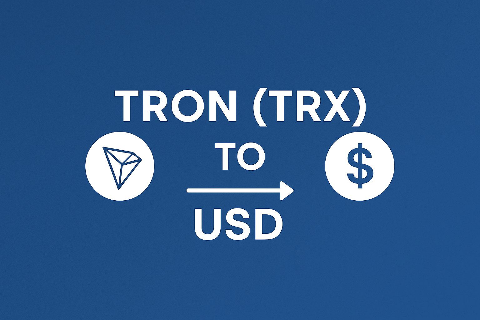 TRON (TRX) to USD Converter