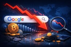 Crypto Searches on Google Slumped by the End of 2025