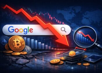 Crypto Searches on Google Slumped by the End of 2025