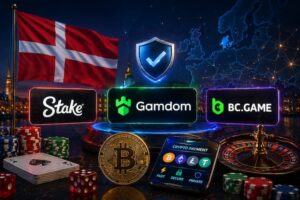 Three Bitcoin Casinos for Danis Gamblers