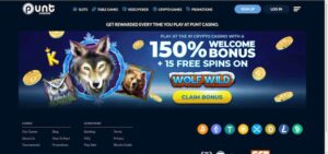 Punt Crypto Casino Bonuses