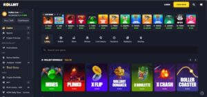 Rollbit Crypto Casino Games and Betting Options